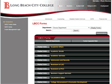 Tablet Screenshot of lbccforms.lbcc.edu